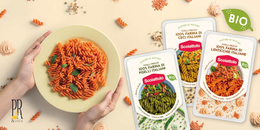100% ORGANIC RED LENTIL FRESH FUSILLI: BEST PRODUCT INNOVATION Press release / Lonate Ceppino, May 2019
