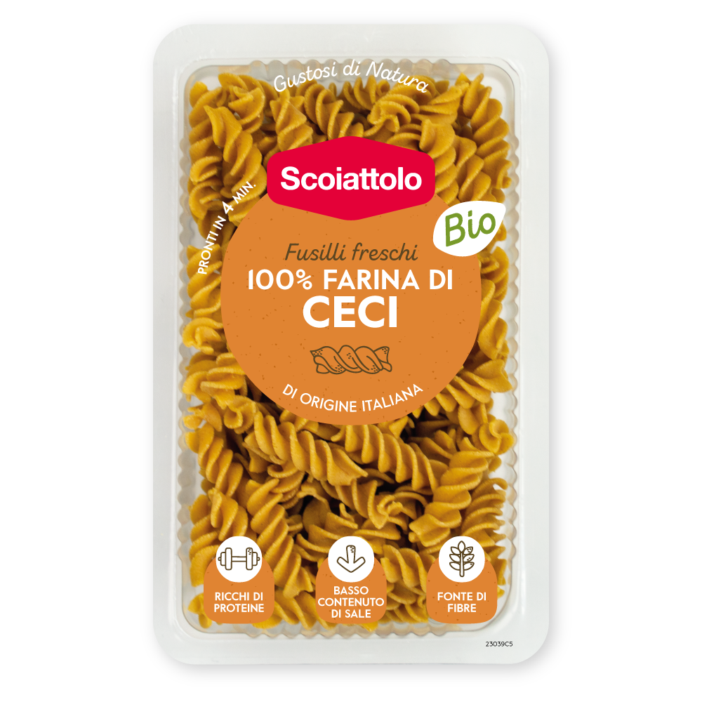 Fusilli freschi - 100% farina di ceci italiani