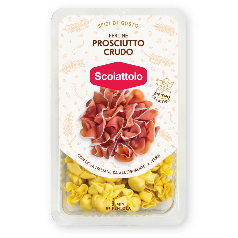 Perline con prosciutto crudo