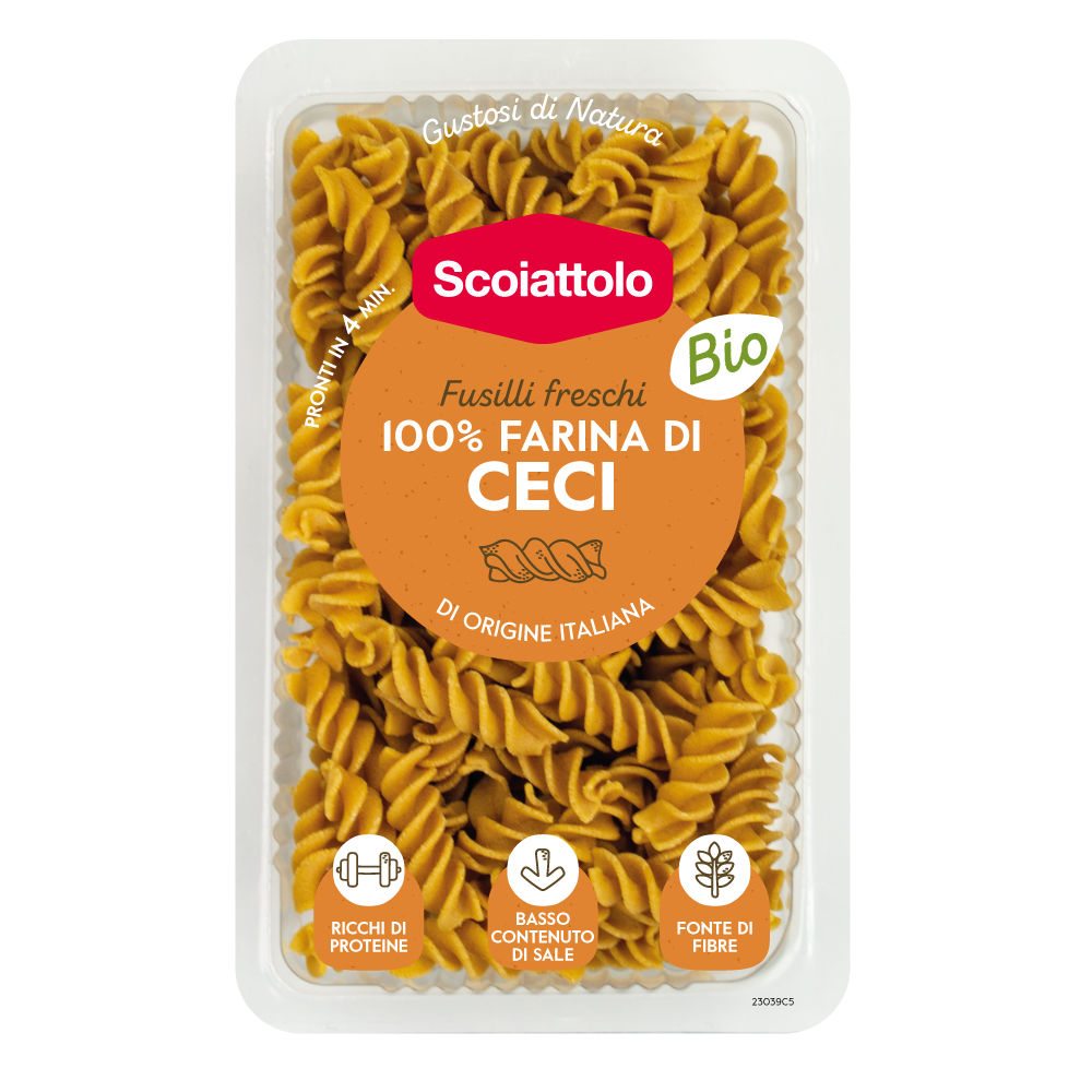 Fusilli freschi - 100% farina di ceci italiani