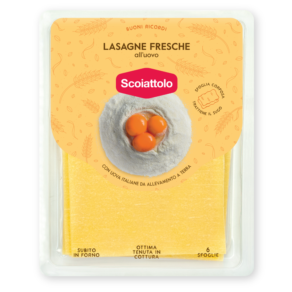 Lasagne fresche all'uovo