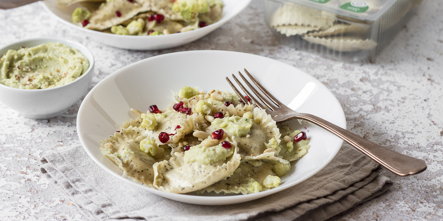 Girasoli ai legumi con crema di broccoli e pinoli by gaia_thegreenpantry