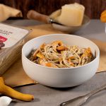 Tagliolini al tartufo con finferli e pecorino